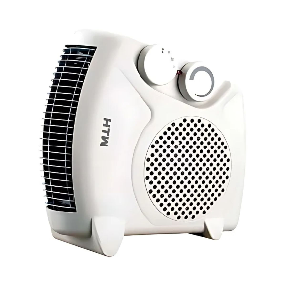 Calefactor cerámico HTW CAL2000SLIM 2000W 2 potencias multiposición negro fondo blanco