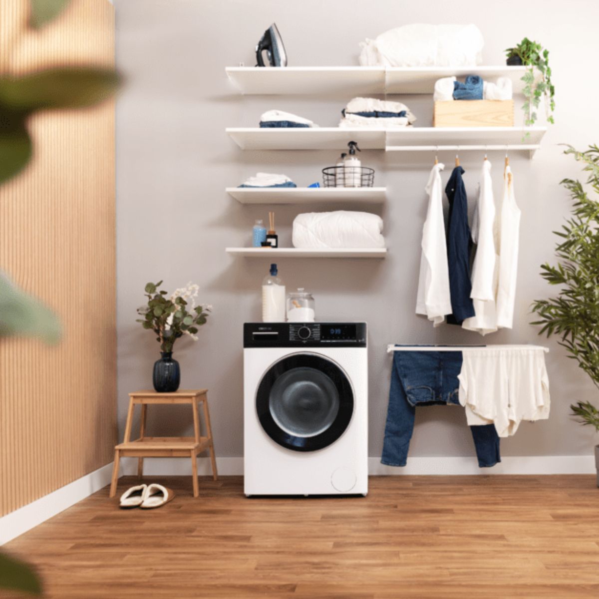 Lavadora Cecotec Bolero DressCode 9610 Inverter 1400 rpm 9kg A blanco/negro