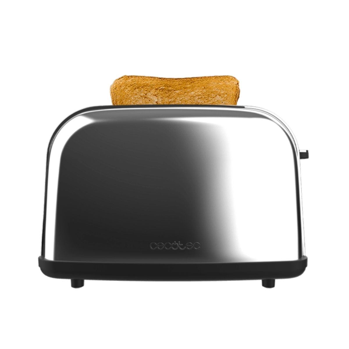 Tostador vertical Cecotec Toastin’ Time 850W diseño vintage ranura corta inox