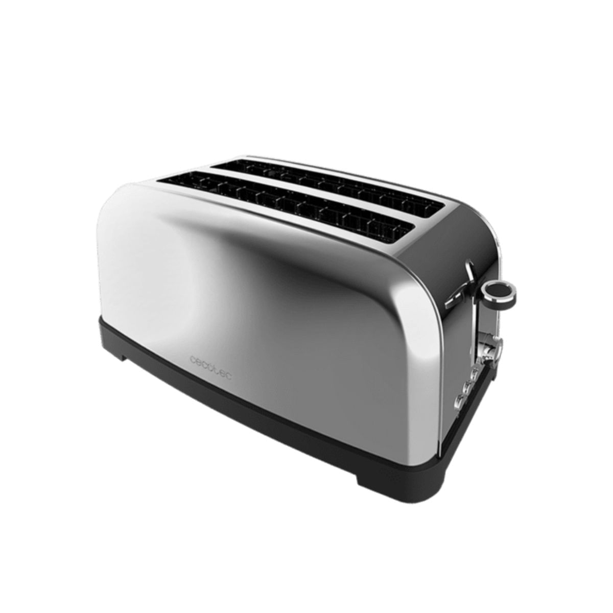 Tostador vertical Cecotec Toastin’ Time 1500 lite 1500W diseño vintage ranura larga inox