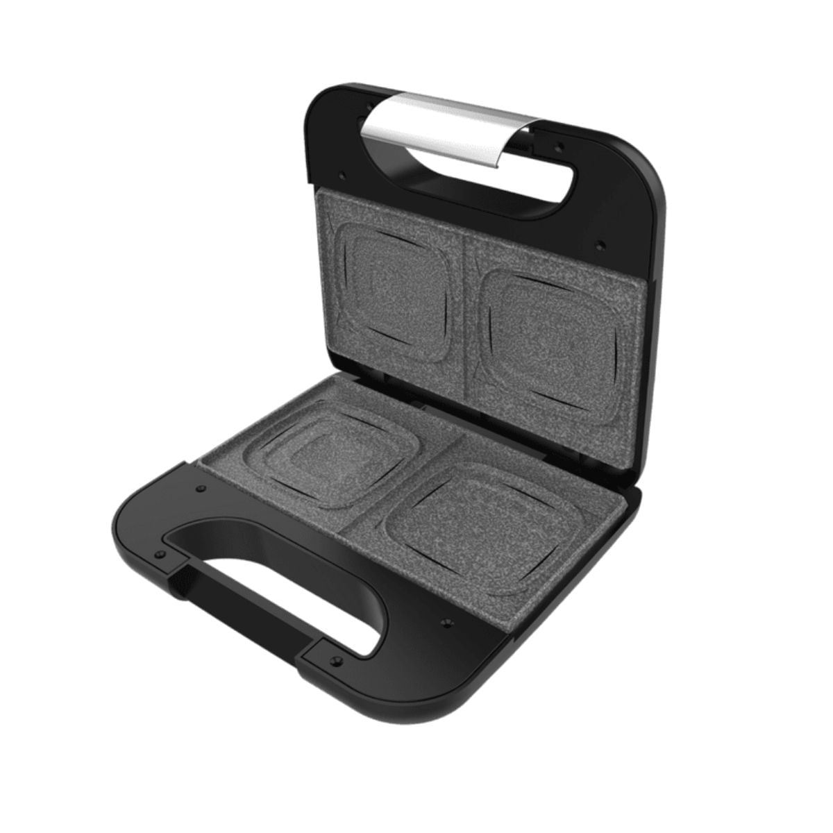 Sandwichera Cecotec Rock’nToast Square 800W 2 placas antiadherentes inox