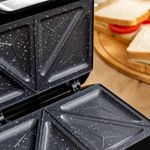 Sandwichera Cecotec Rock’nToast Classic 800W 2 placas triangulares inox