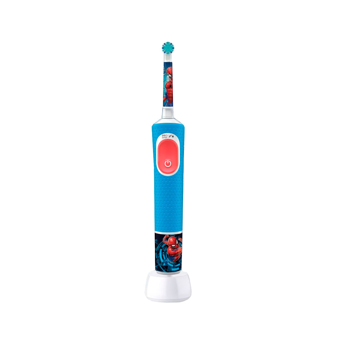 Cepillo dental eléctrico Braun Vitality Pro Kids +3A azul/rojo fondo blanco
