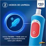 Cepillo dental eléctrico Braun Vitality Pro Kids +3A azul/rojo