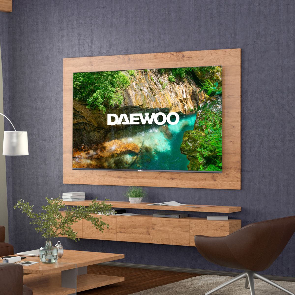 Televisor Daewoo 55DM62UA 55" Android 11 Wifi Bluetooth 4K HDR E negro animada