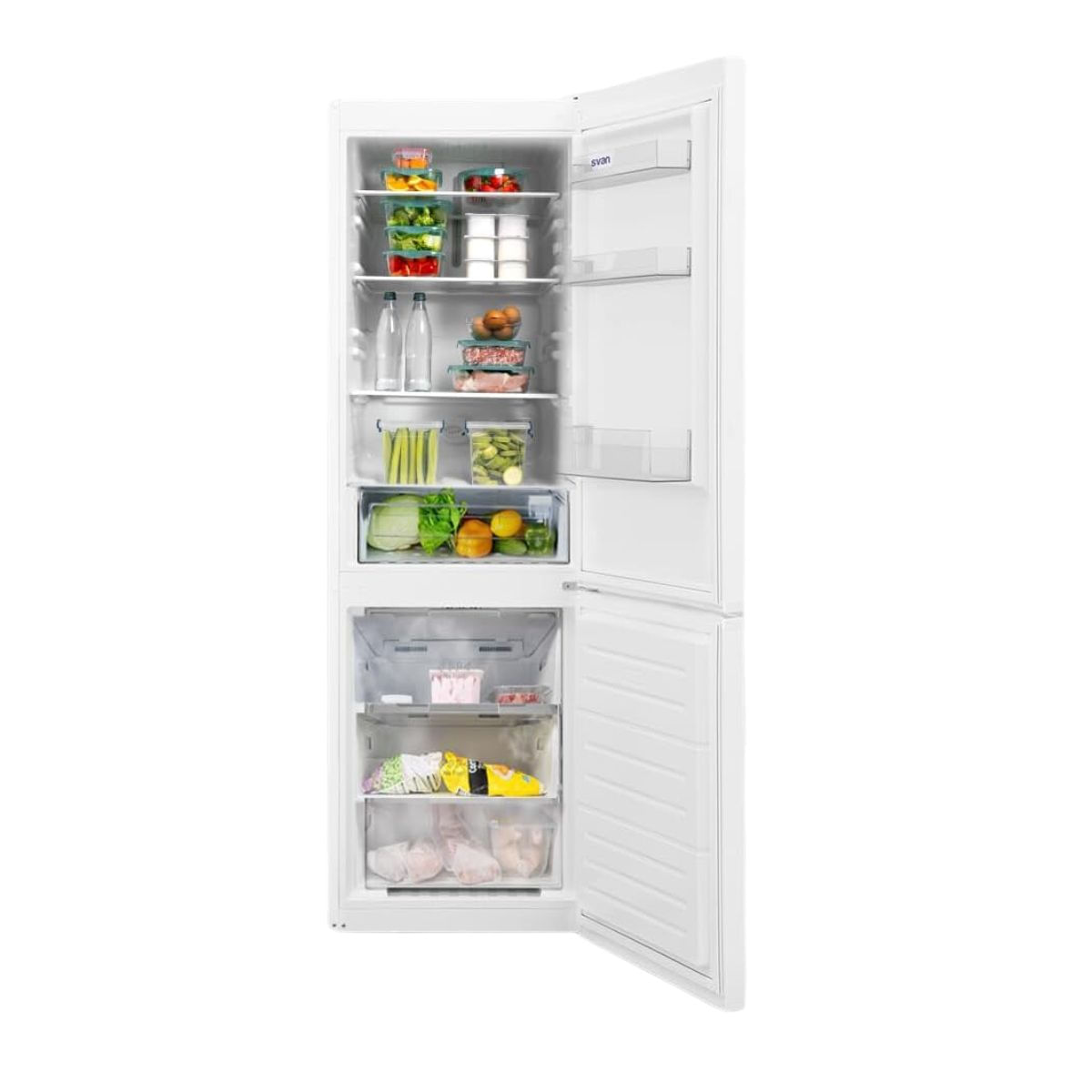 Frigorífico combi Svan SC185601ENF No Frost 295L E blanco 186 cm interior