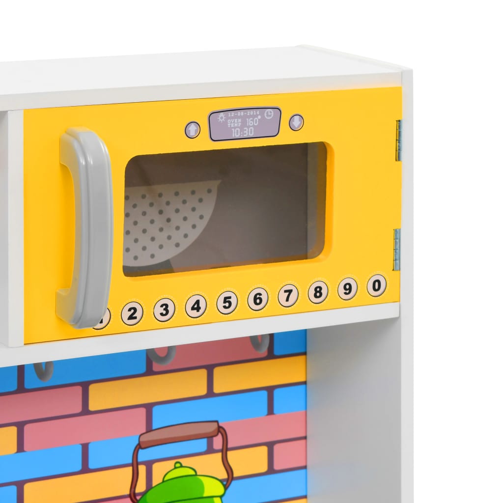 Cocinita de juguete estilo retro con almacenamiento +36 meses multicolor