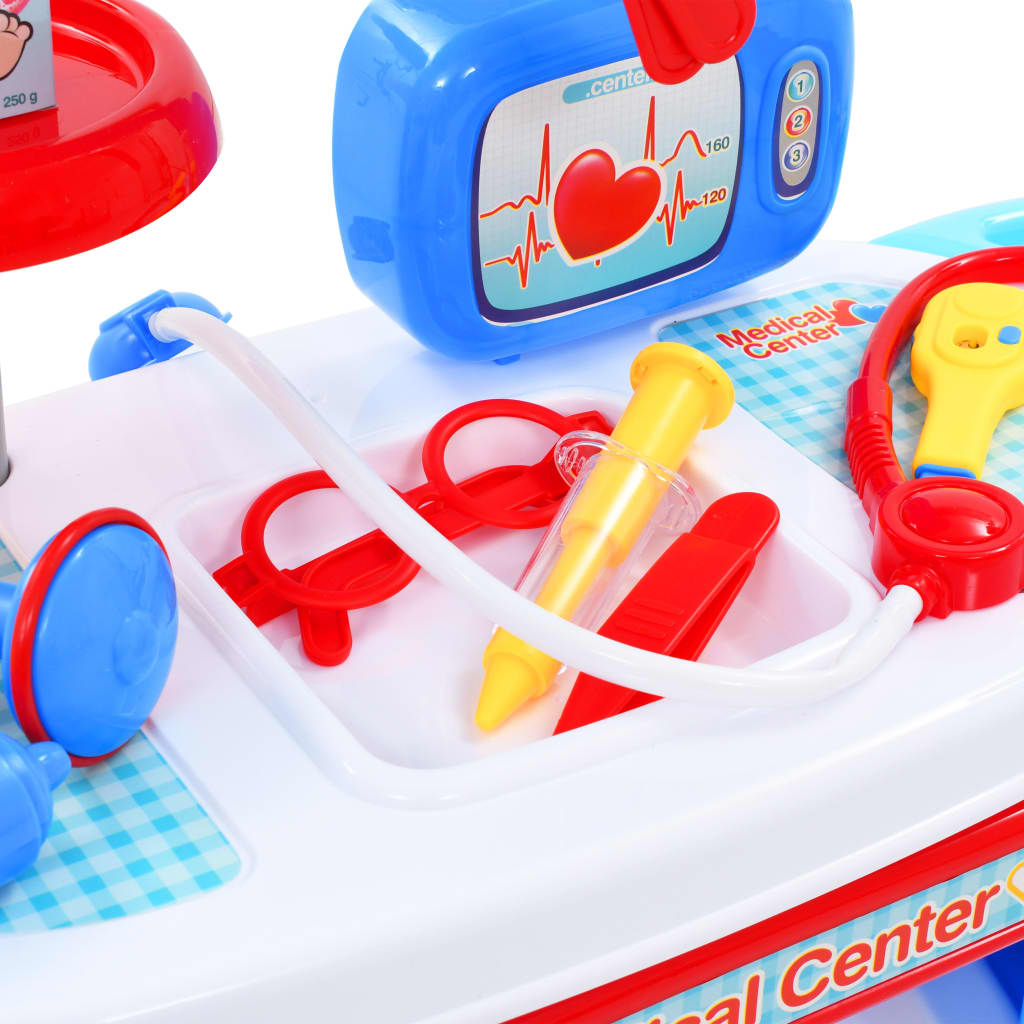 Centro médico de juguete 15 piezas y accesorios +36 meses multicolor
