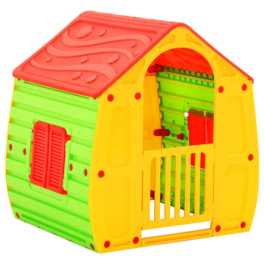 Casita de juegos infantil +10 meses multicolor 109x102x90 cm