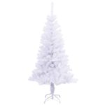 Árbol de Navidad 380 ramas sistema encajable blanco Ø80x150 cm fondo blanco