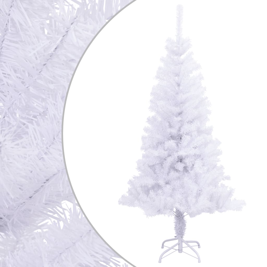 Árbol de Navidad 380 ramas sistema encajable blanco Ø80x150 cm