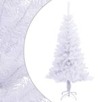 Árbol de Navidad 380 ramas sistema encajable blanco Ø80x150 cm