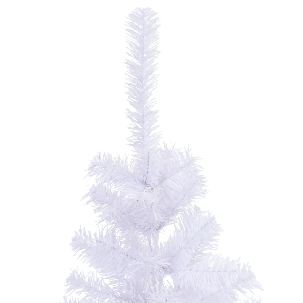 Árbol de Navidad 380 ramas sistema encajable blanco Ø80x150 cm detalle