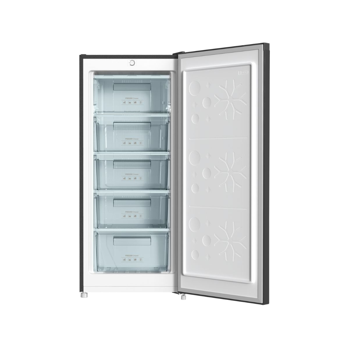 Congelador vertical Infiniton CV-140L25DEV Defrost 145L E negro 125,9 cm interior