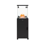Estufa de gas exterior Infiniton PG-QH13 13kW 16 m² negro fondo blanco