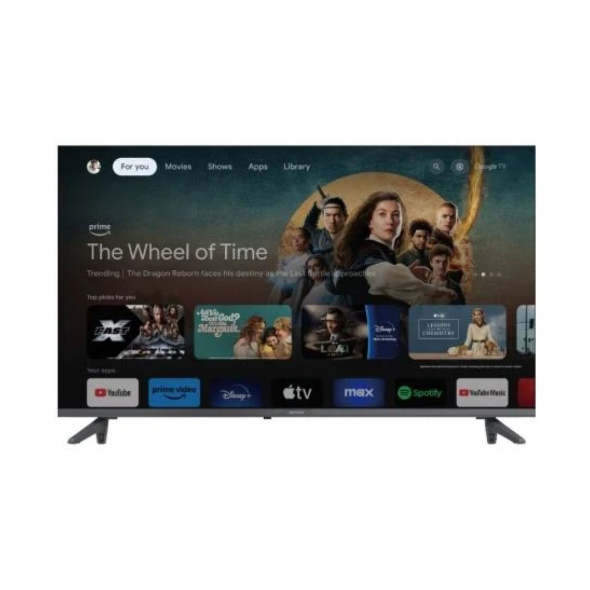 1Televisor Smart TV Aiwa 40GO50804FHD Full HD 40’’ WiFi negro