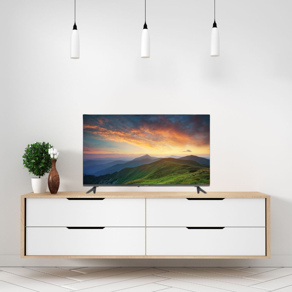 Televisor Smart TV Aiwa 40GO50804FHD Full HD 40’’ WiFi negro animada