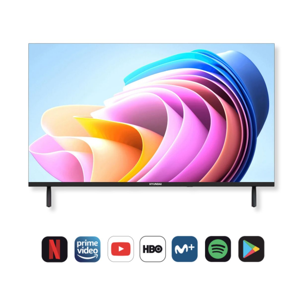 Televisión Smart TV Hyundai HTV3200A HD 32” negro