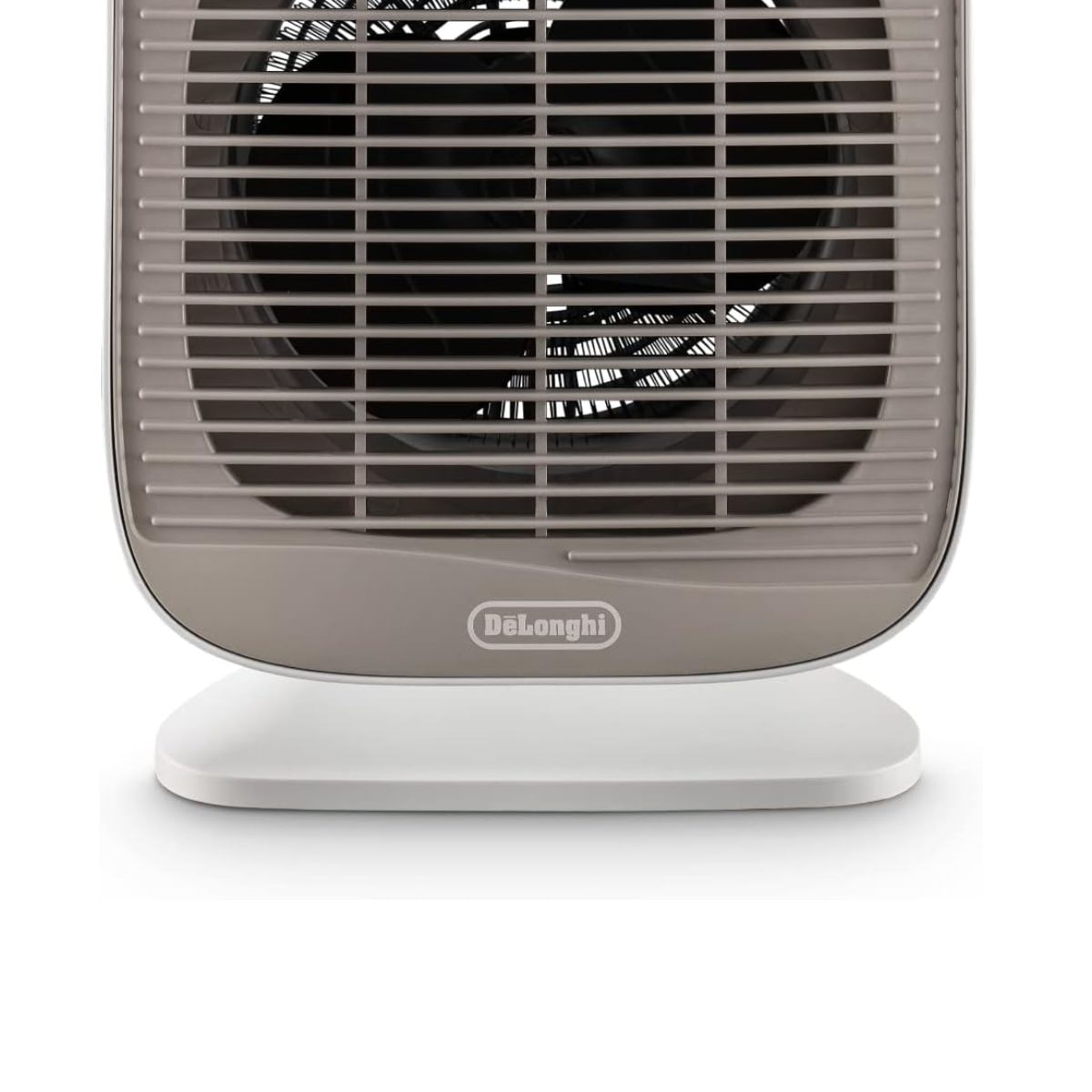 Calefactor DeLonghi Vertical Edge HFS50C22 2200W 3 potencias gris detalle