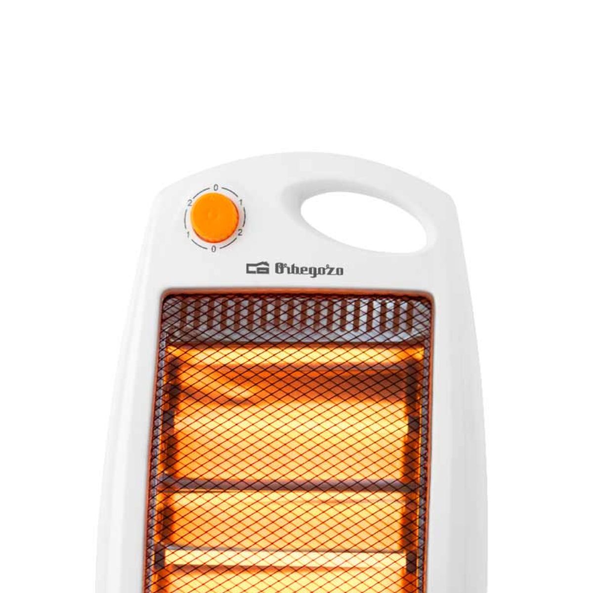 Estufa de cuarzo Orbegozo BP5007 800W 2 potencias blanco  detalle
