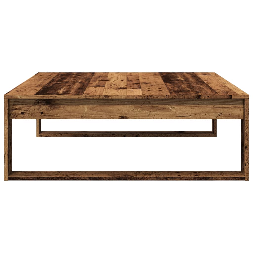 Mesa de centro Strass diseño fijo madera 35x100x100 cm