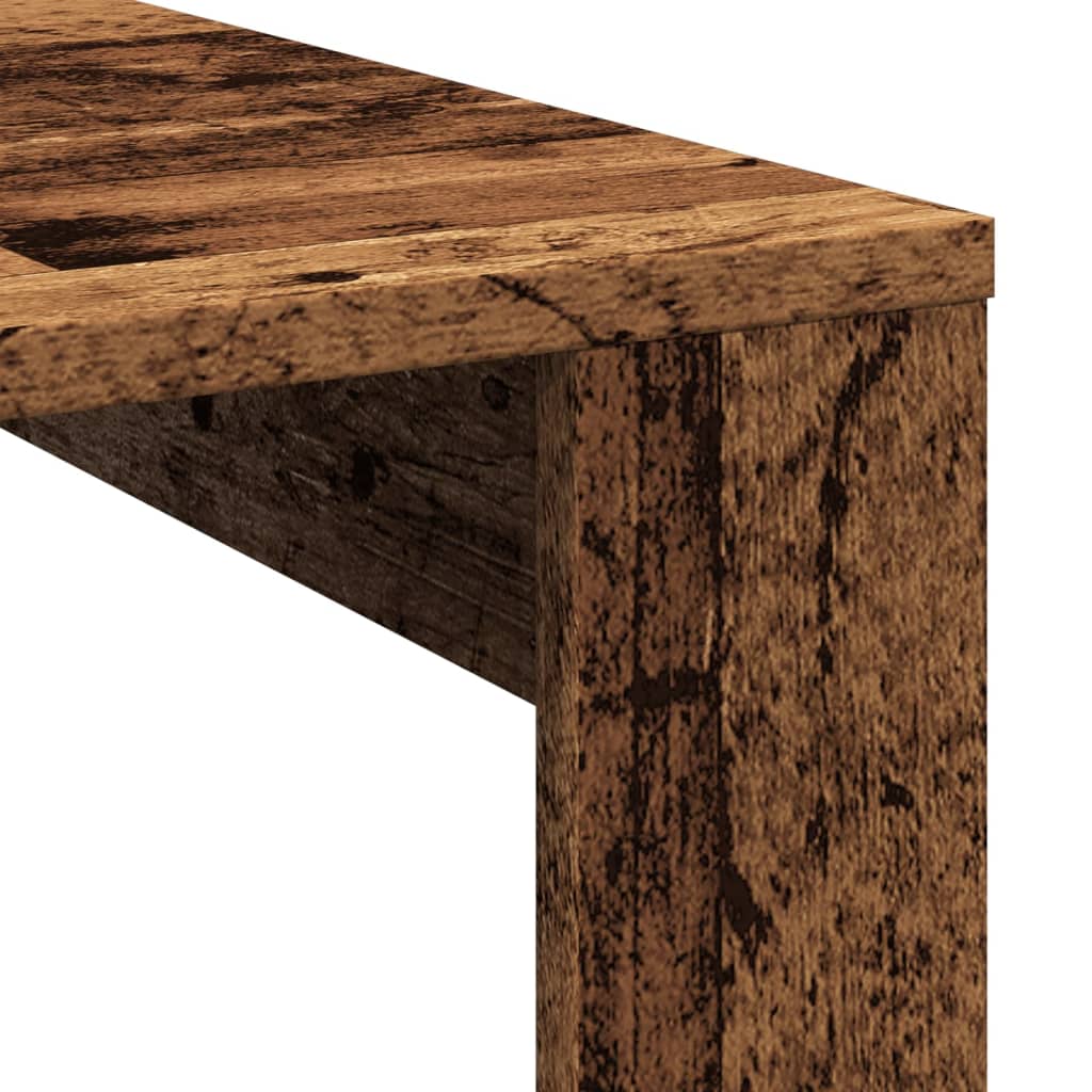 Mesa de centro Strass diseño fijo madera 35x100x100 cm detalle