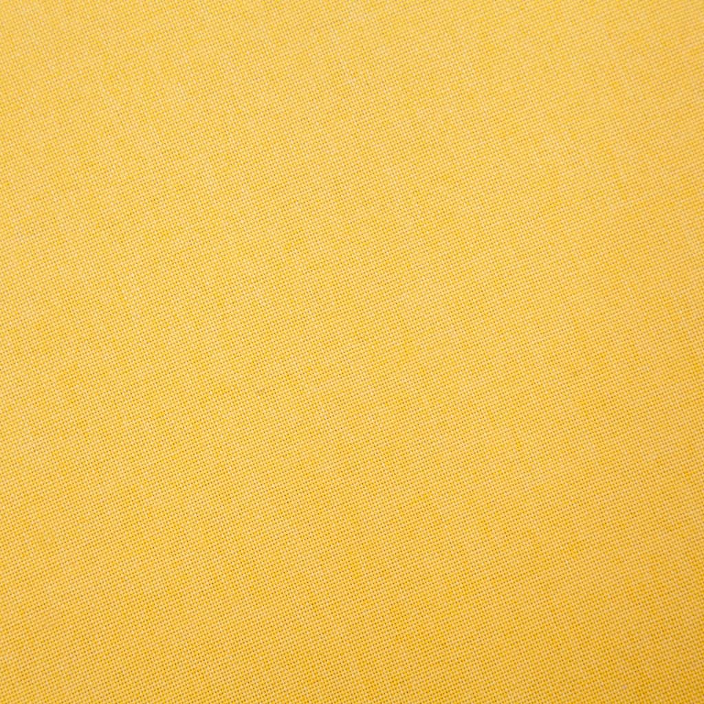 Sofá Heidi 2 plazas con patas elevadas amarillo 73x116x70 cm
