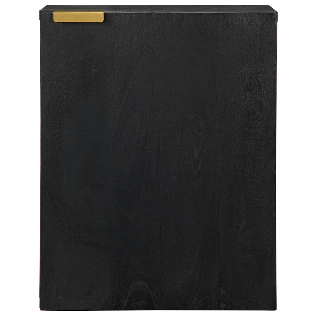 Mueble de pared Margarita con puerta negro 48x38x33 cm perfil