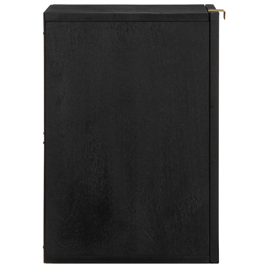 Mueble de pared Margarita con puerta negro 48x38x33 cm armario