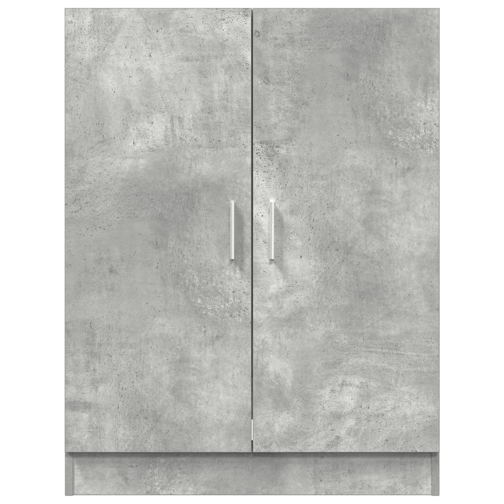 Armario para lavadora Dila 2 puertas gris oscuro 91,5x70,5x71,5 cm frontal