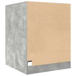 Armario para lavadora Dila 2 puertas gris oscuro 91,5x70,5x71,5 cm posterior