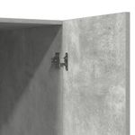Armario para lavadora Dila 2 puertas gris oscuro 91,5x70,5x71,5 cm
