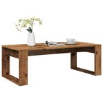 Mesa de centro Alce diseño fijo madera 35x102x50 cm