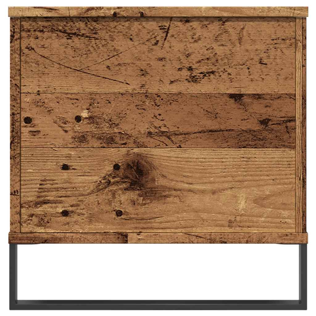 Mesa de centro elevable Centre con almacenamiento madera 45x90x44,5 cm perfil