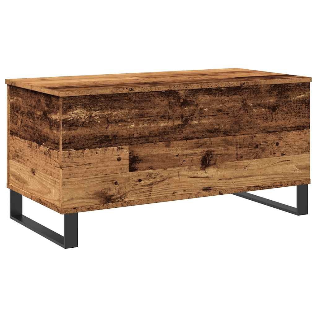 Mesa de centro elevable Centre con almacenamiento madera 45x90x44,5 cm
