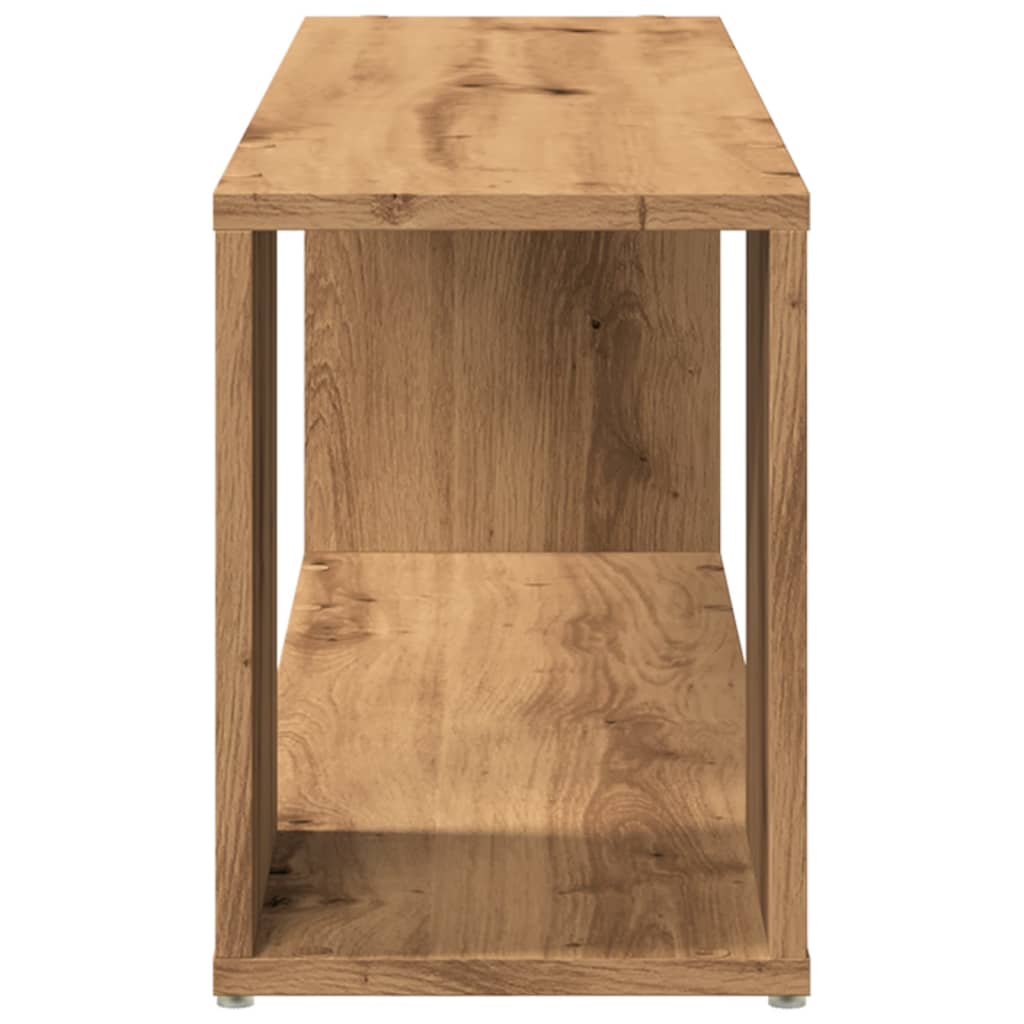 Mueble de TV Panoramic compartimento abierto roble 32x100x24 cm perfil