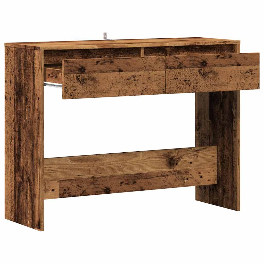 Mesa consola Peach 2 cajones madera 76,5x700x35 cm cajones