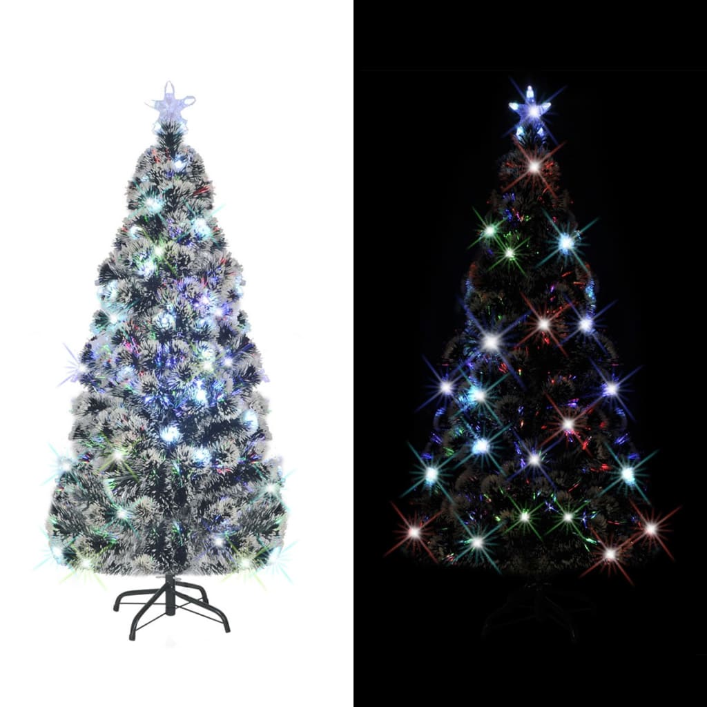 Árbol de Navidad 620 ramas nevado blanco Ø90x180 cm
