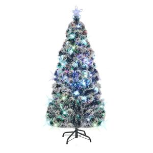 Árbol de Navidad 620 ramas nevado blanco Ø90x180 cm