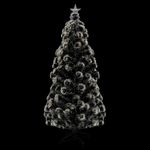 Árbol de Navidad 620 ramas nevado blanco Ø90x180 cm