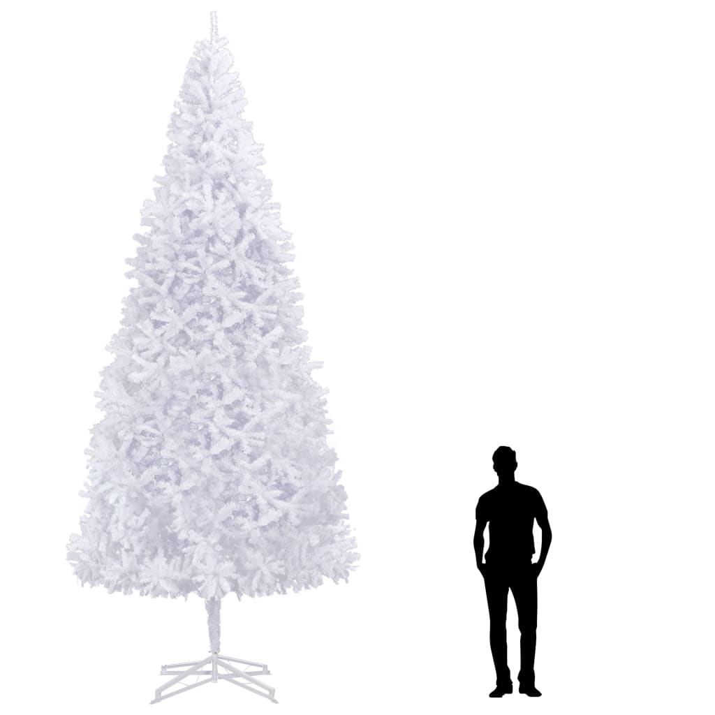 Árbol de Navidad 5830 ramas nevado extragrande blanco Ø230x500 cm