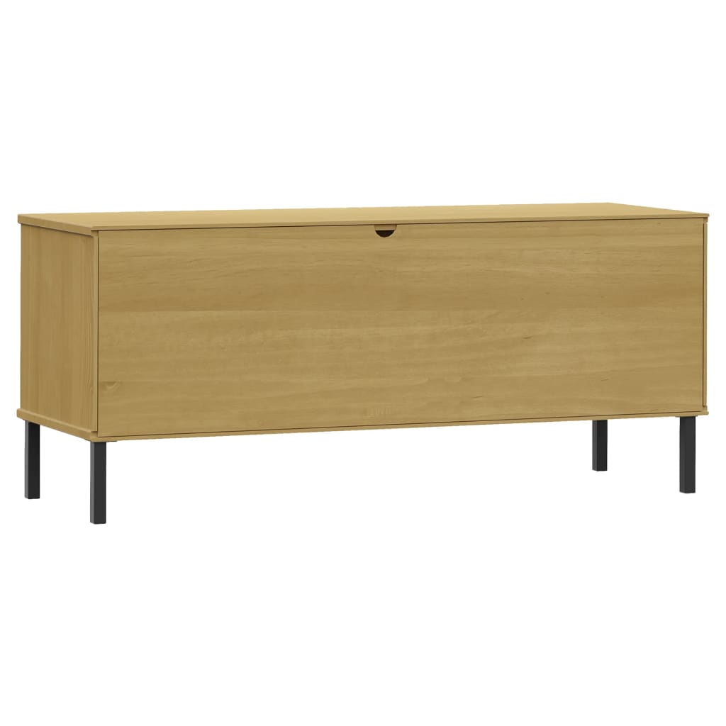 Zapatero Mieles 6 compartimentos madera de pino natural 45x106x35 cm