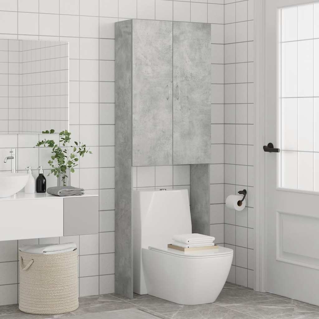 Armario para lavadora Pica 2 puertas gris 190x64x25,5 cm animada baño