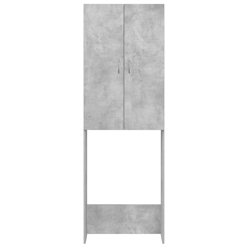 Armario para lavadora Pica 2 puertas gris 190x64x25,5 cm frontal