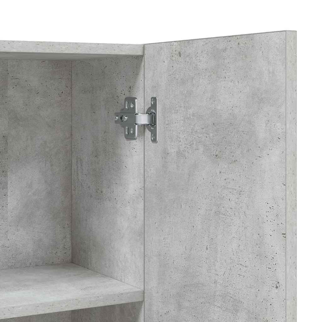 Armario para lavadora Pica 2 puertas gris 190x64x25,5 cm