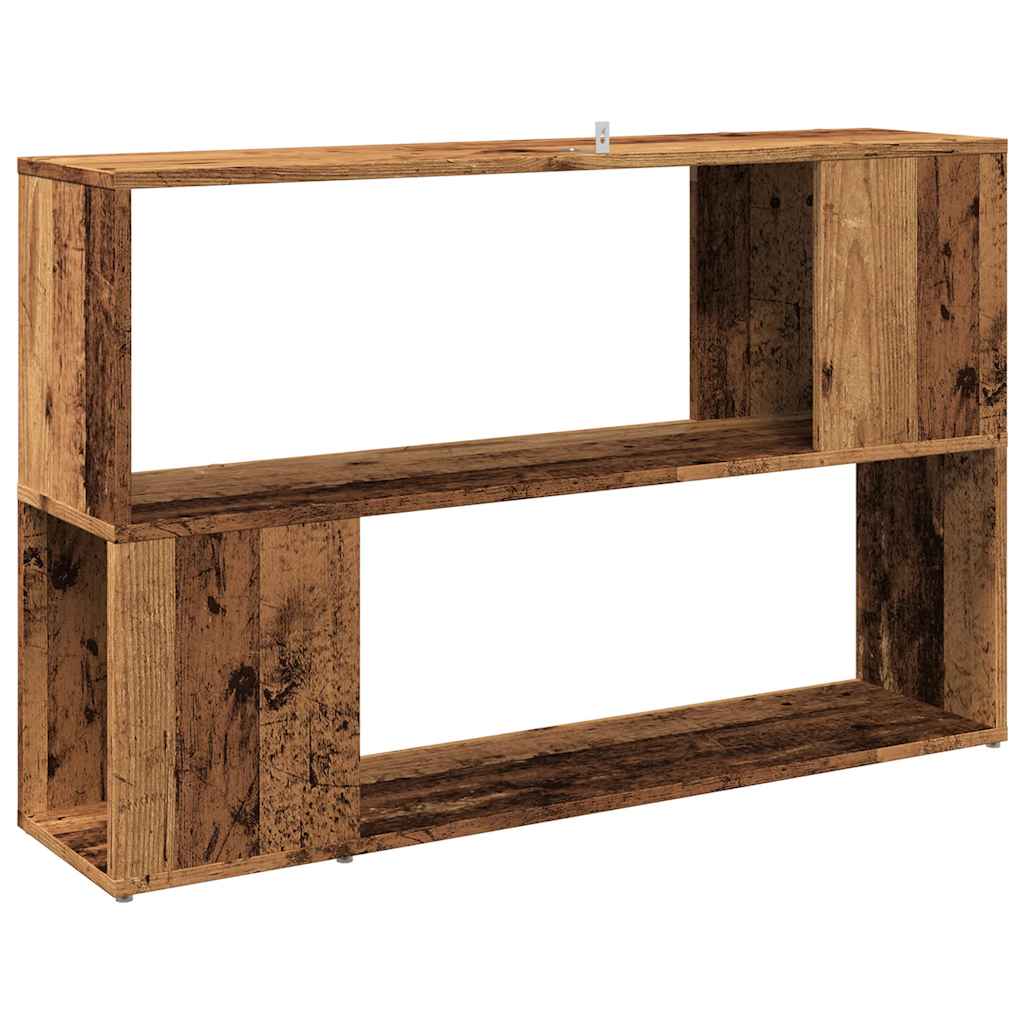 Estantería Moddel 2 compartimentos madera 63x100x24 cm lateral