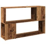 Estantería Moddel 2 compartimentos madera 63x100x24 cm lateral