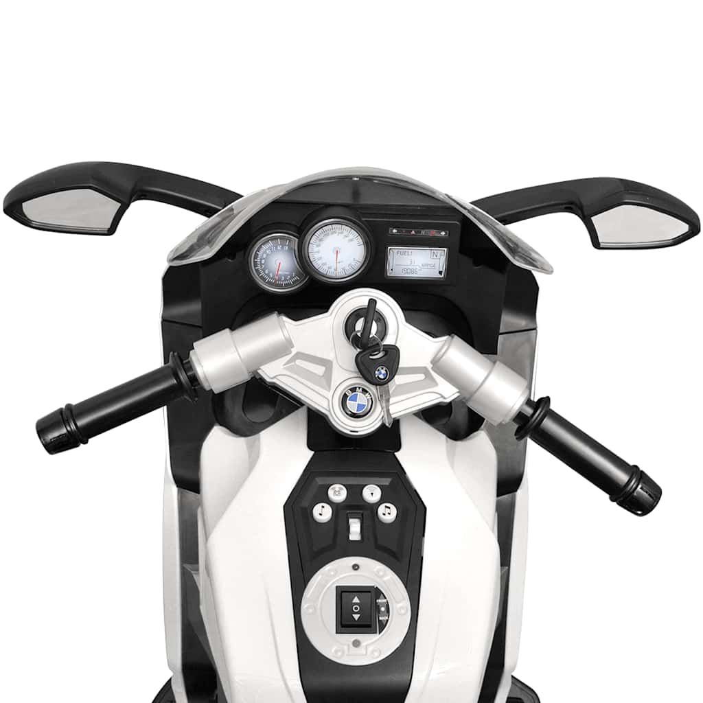 Moto electrica de juguete color blanca, modelo bmw 283  blanco