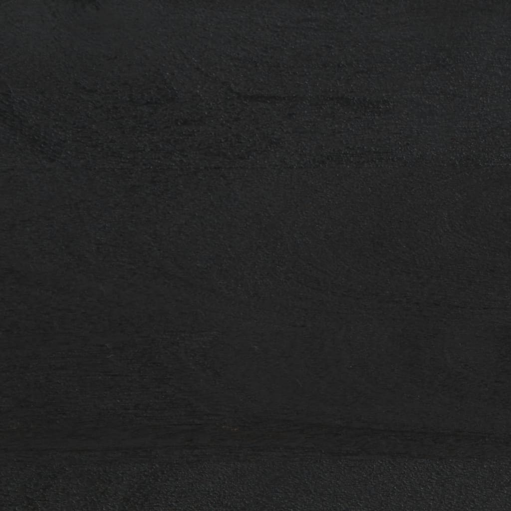 Mueble de TV Milano 2 compartimentos + 2 cajones negro 46x70x33 cm material