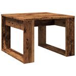 Mesa auxiliar Texas diseño fijo madera 35x50 cm fondo blanco